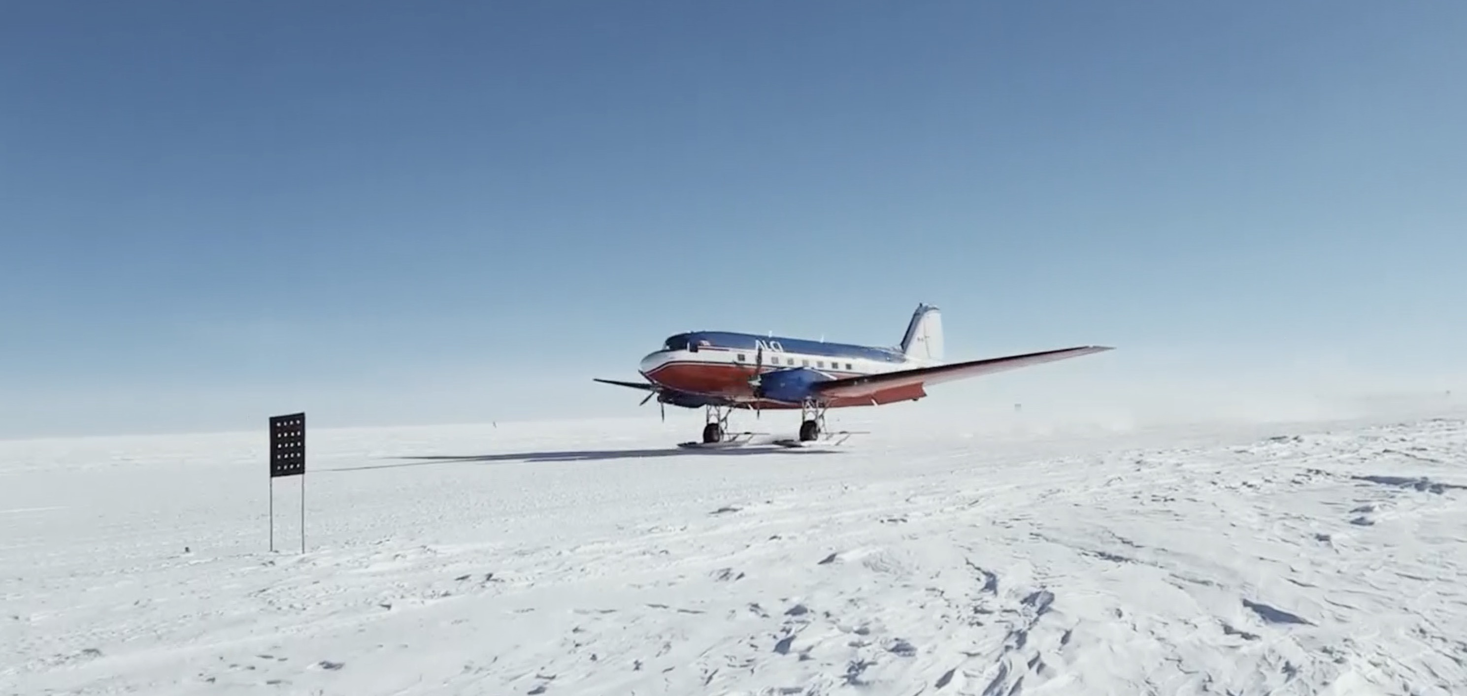 still from DHL Antartic